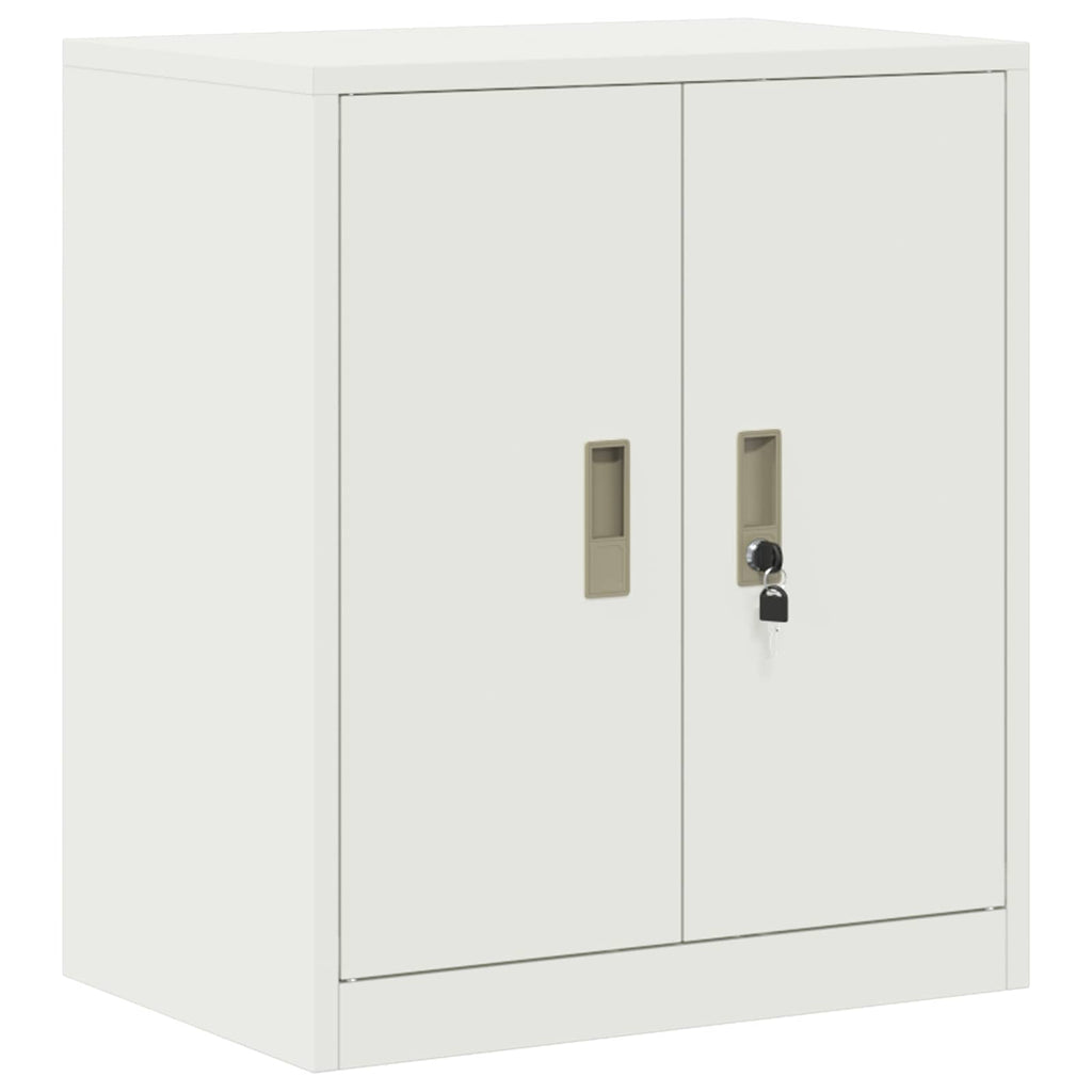 vidaXL Szafka do przechowywania Biały 60 x 40 x 70 cm Stal