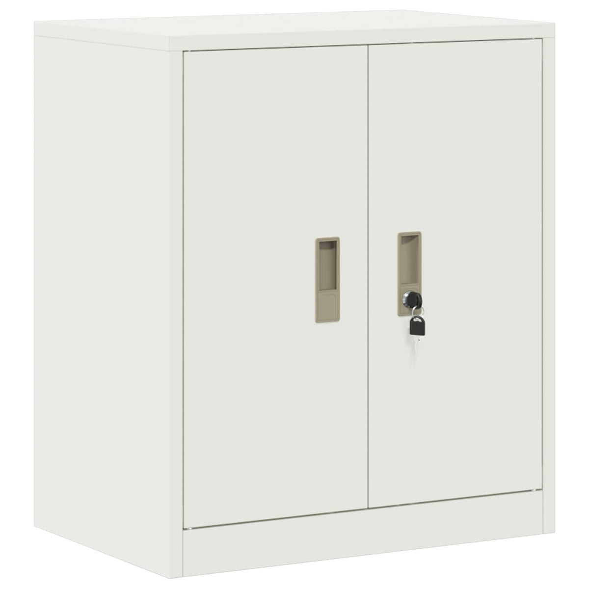 vidaXL Szafka do przechowywania Biały 60 x 40 x 70 cm Stal