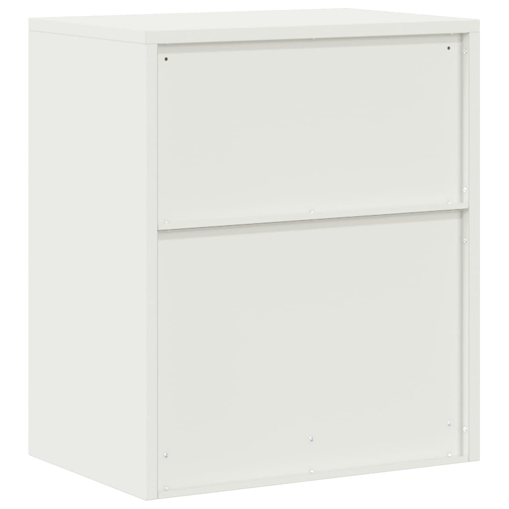 vidaXL Szafka do przechowywania Biały 60 x 40 x 70 cm Stal