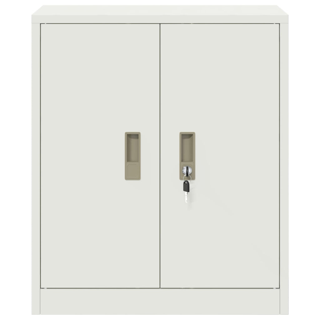 vidaXL Szafka do przechowywania Biały 60 x 40 x 70 cm Stal