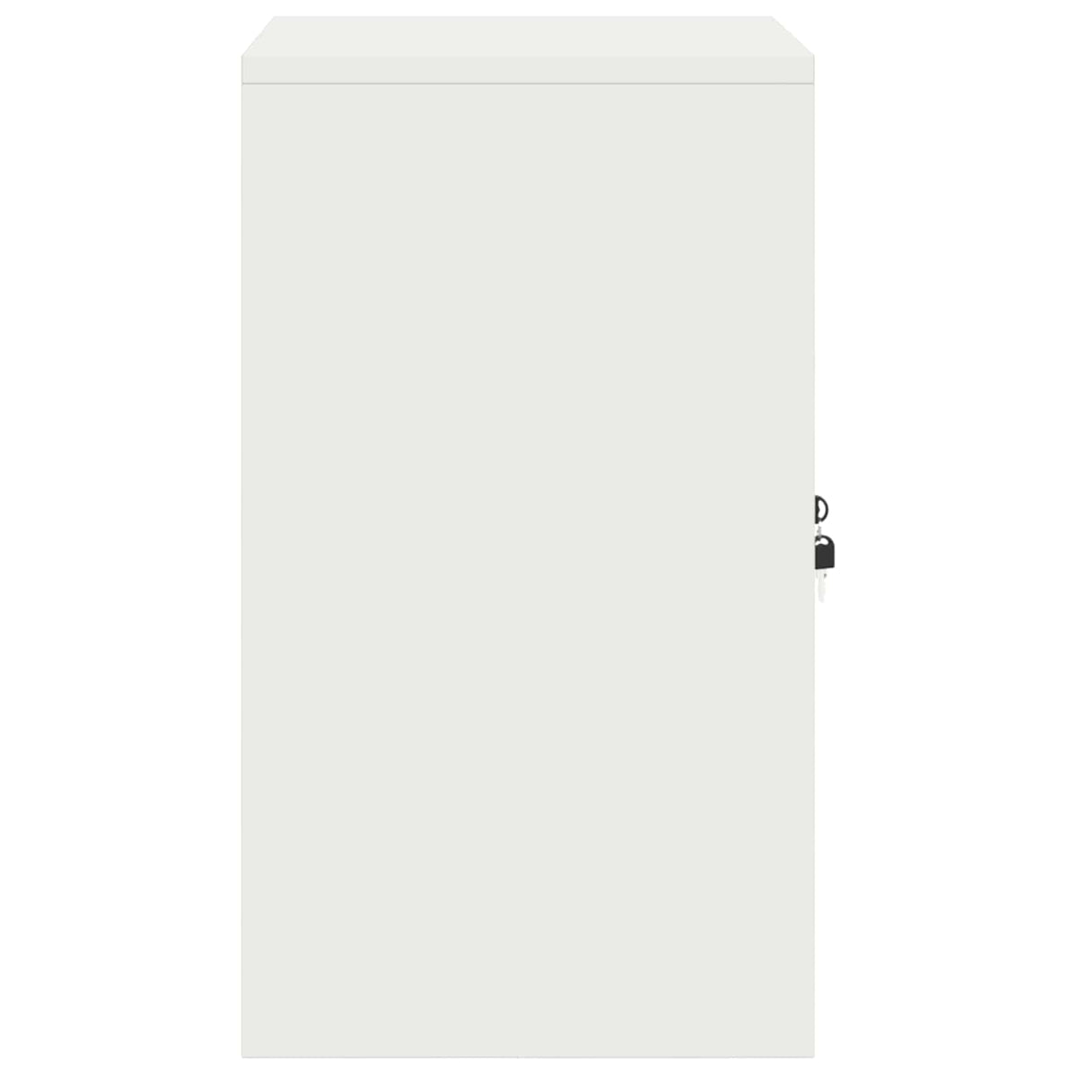 vidaXL Szafka do przechowywania Biały 60 x 40 x 70 cm Stal
