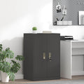 vidaXL Szafka do przechowywania Czarny 60 x 40 x 90 cm Stal