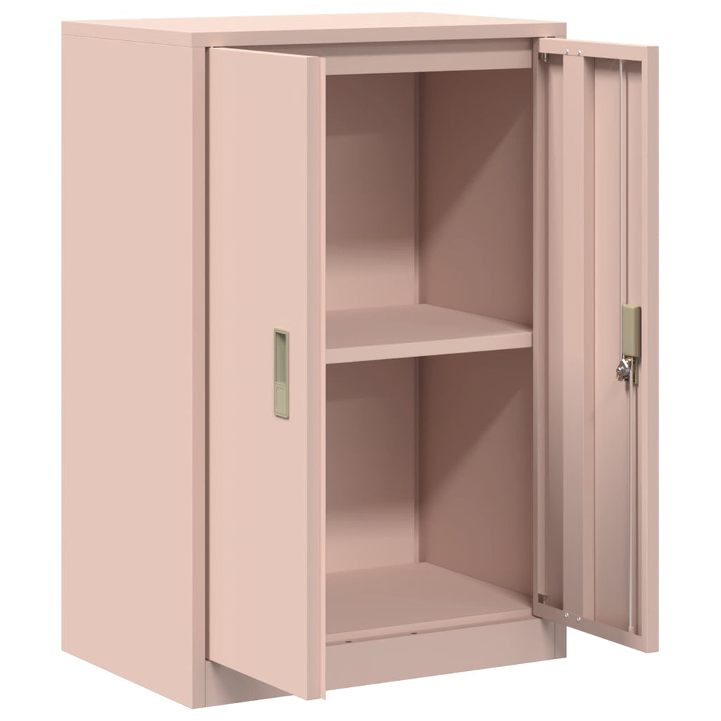 vidaXL Szafka do przechowywania Różowy 60 x 40 x 90 cm Stal