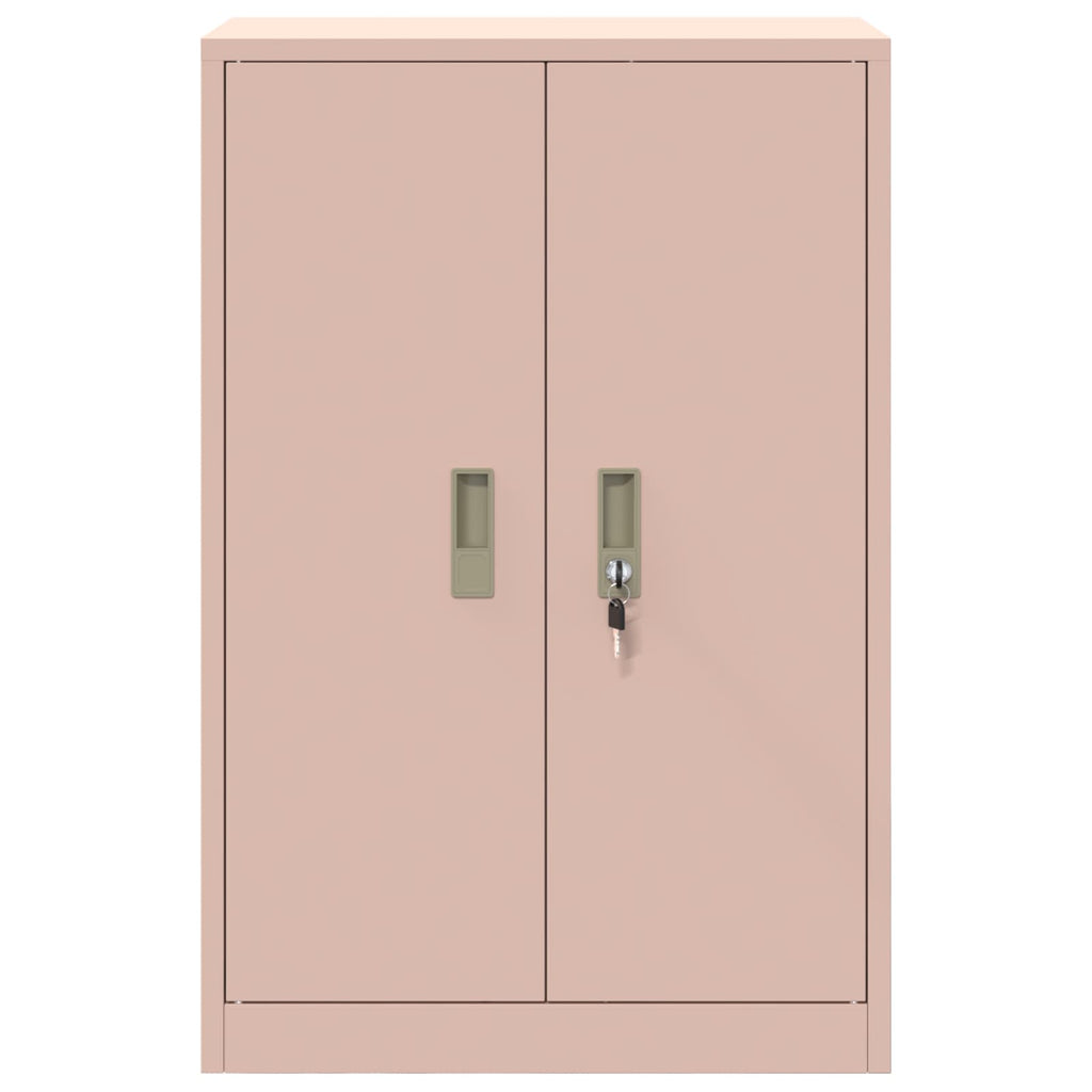 vidaXL Szafka do przechowywania Różowy 60 x 40 x 90 cm Stal