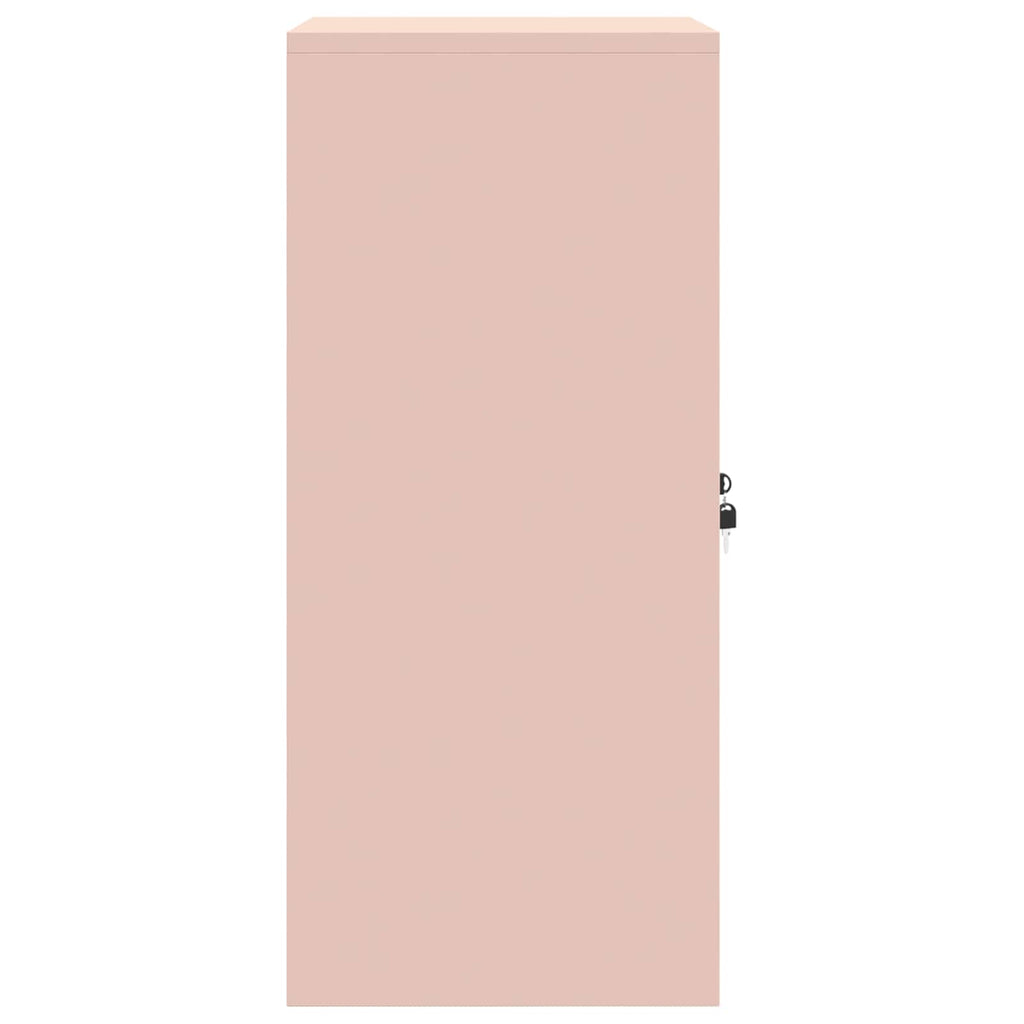 vidaXL Szafka do przechowywania Różowy 60 x 40 x 90 cm Stal
