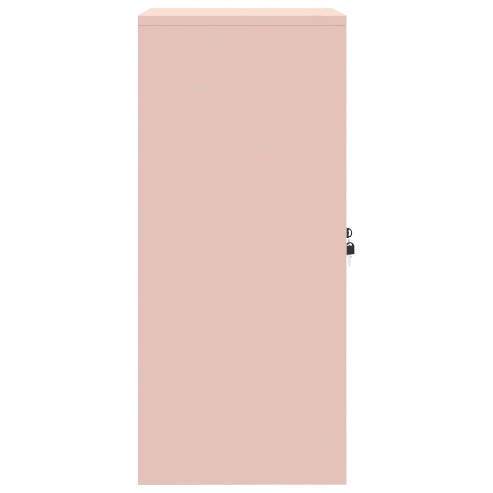 vidaXL Szafka do przechowywania Różowy 60 x 40 x 90 cm Stal