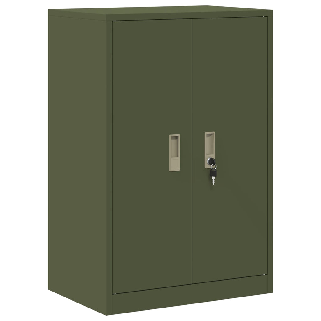 vidaXL Szafka do przechowywania Zielony oliwkowy 60 x 40 x 90 cm Stal
