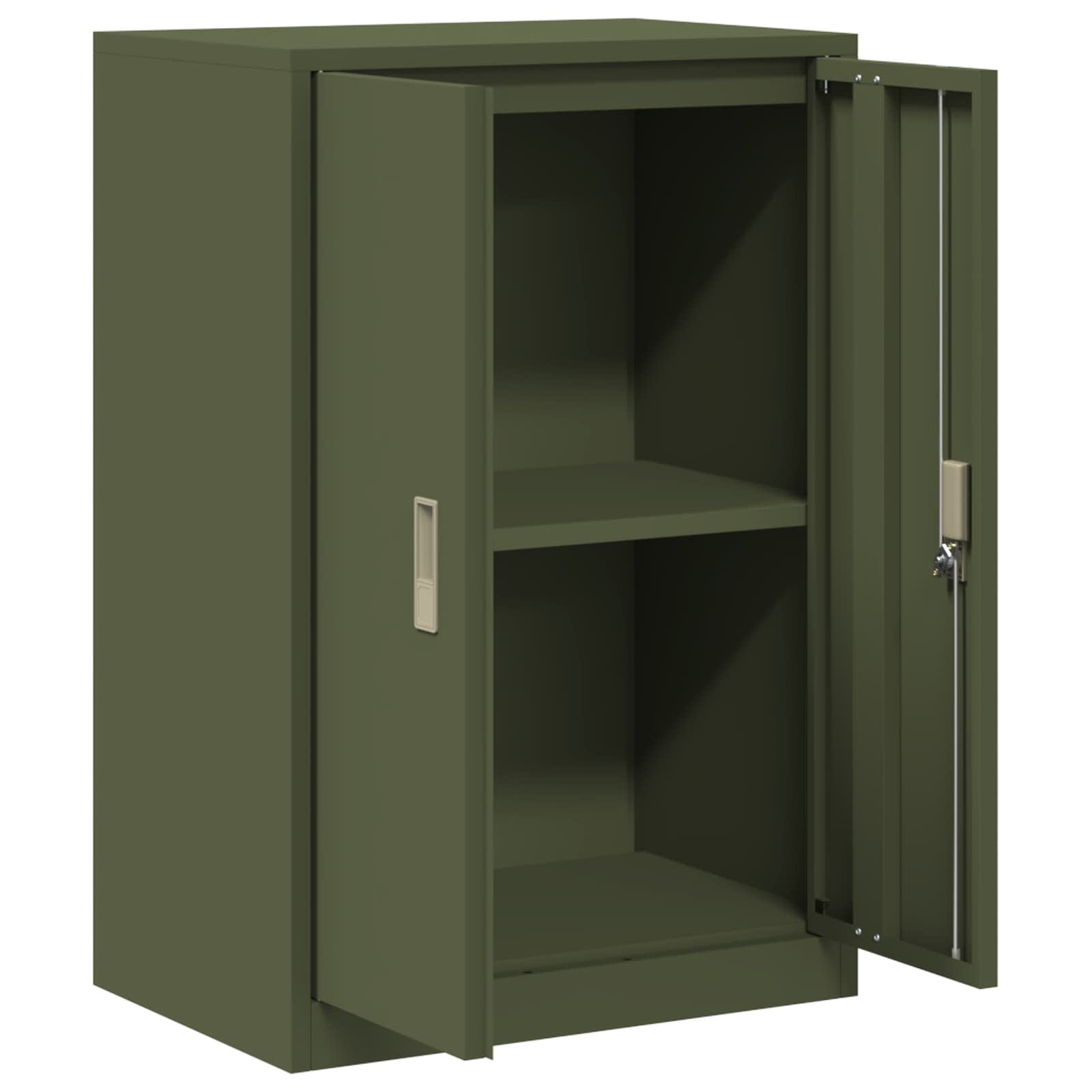 vidaXL Szafka do przechowywania Zielony oliwkowy 60 x 40 x 90 cm Stal