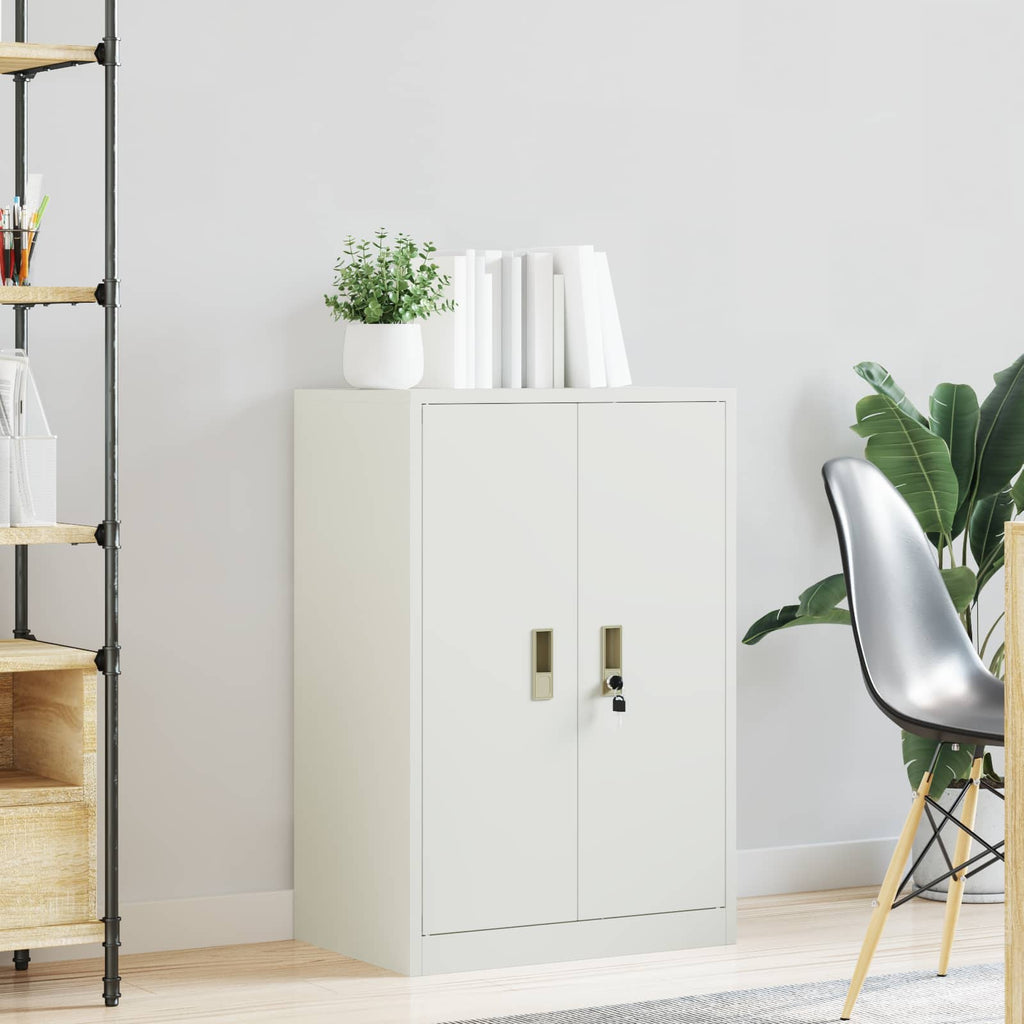 vidaXL Szafka do przechowywania Biały 60 x 40 x 90 cm Stal
