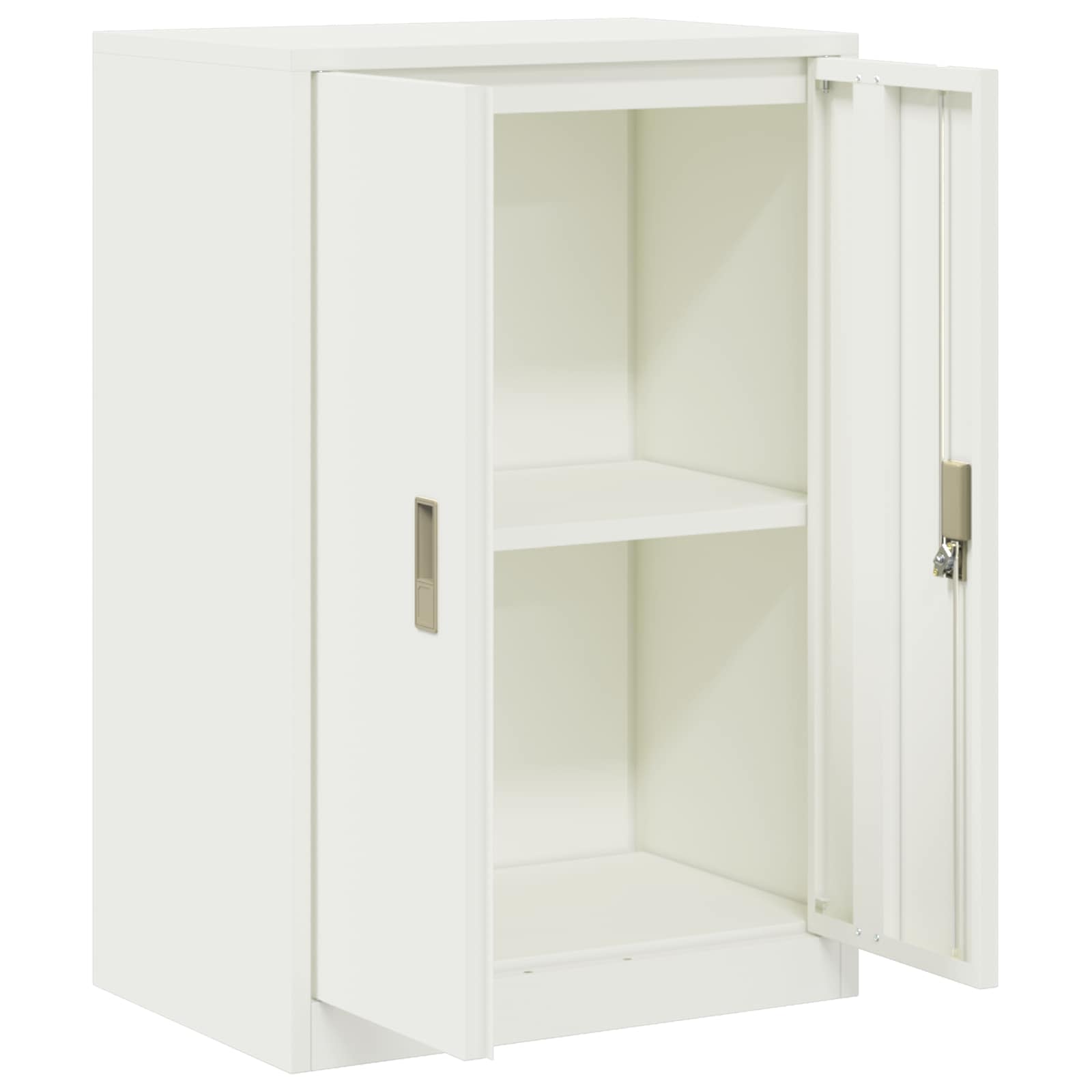 vidaXL Szafka do przechowywania Biały 60 x 40 x 90 cm Stal