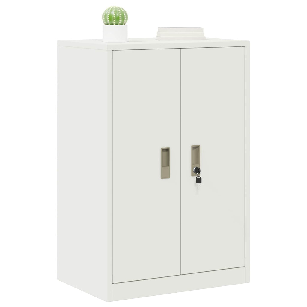 vidaXL Szafka do przechowywania Biały 60 x 40 x 90 cm Stal