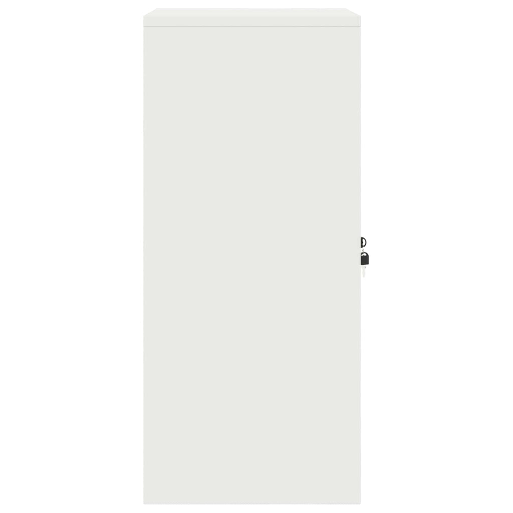 vidaXL Szafka do przechowywania Biały 60 x 40 x 90 cm Stal