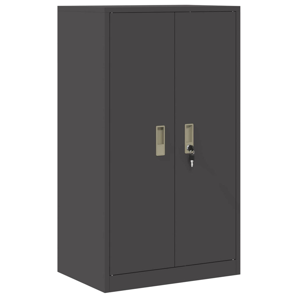vidaXL Szafka do przechowywania Czarny 60 x 40 x 105 cm Stal