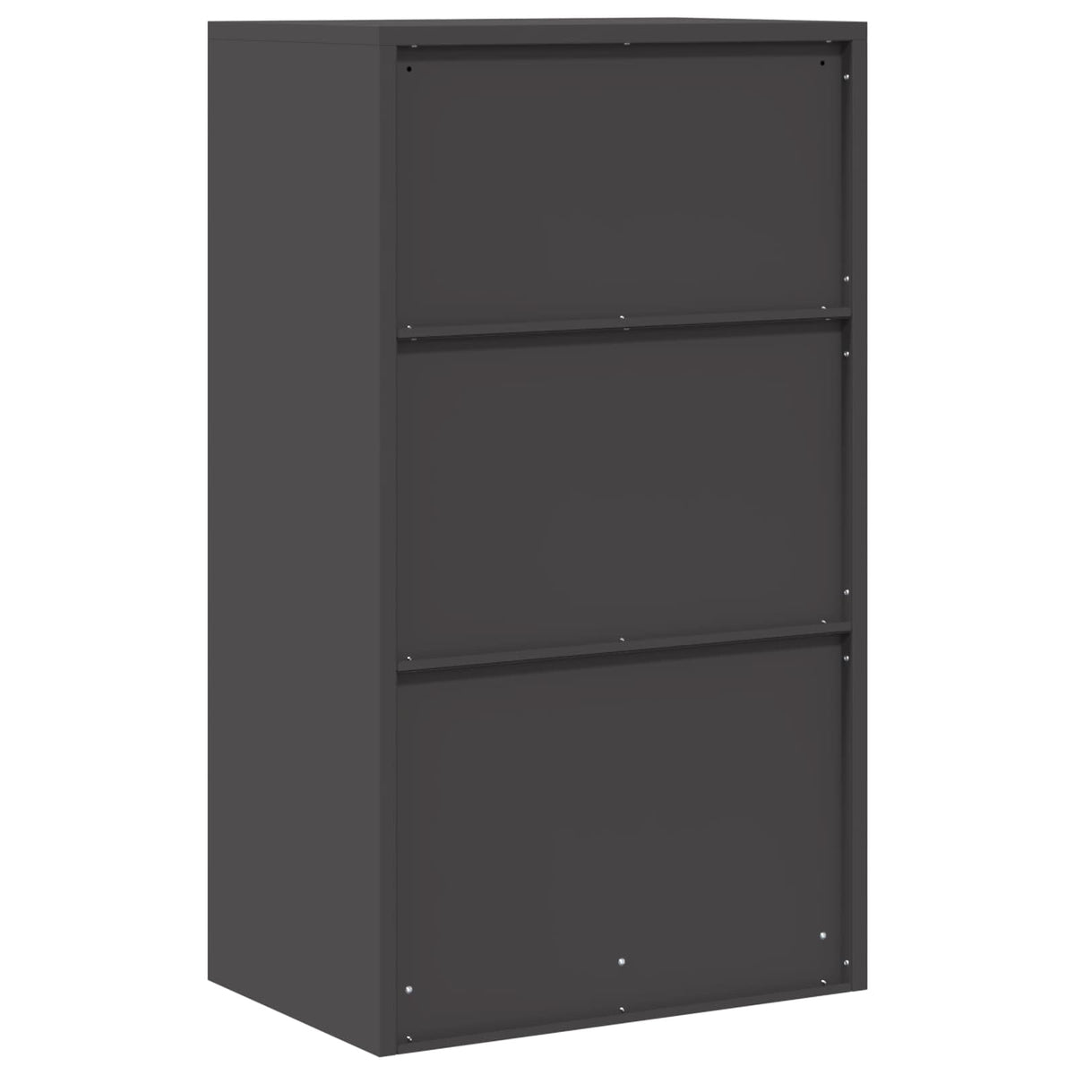 vidaXL Szafka do przechowywania Czarny 60 x 40 x 105 cm Stal