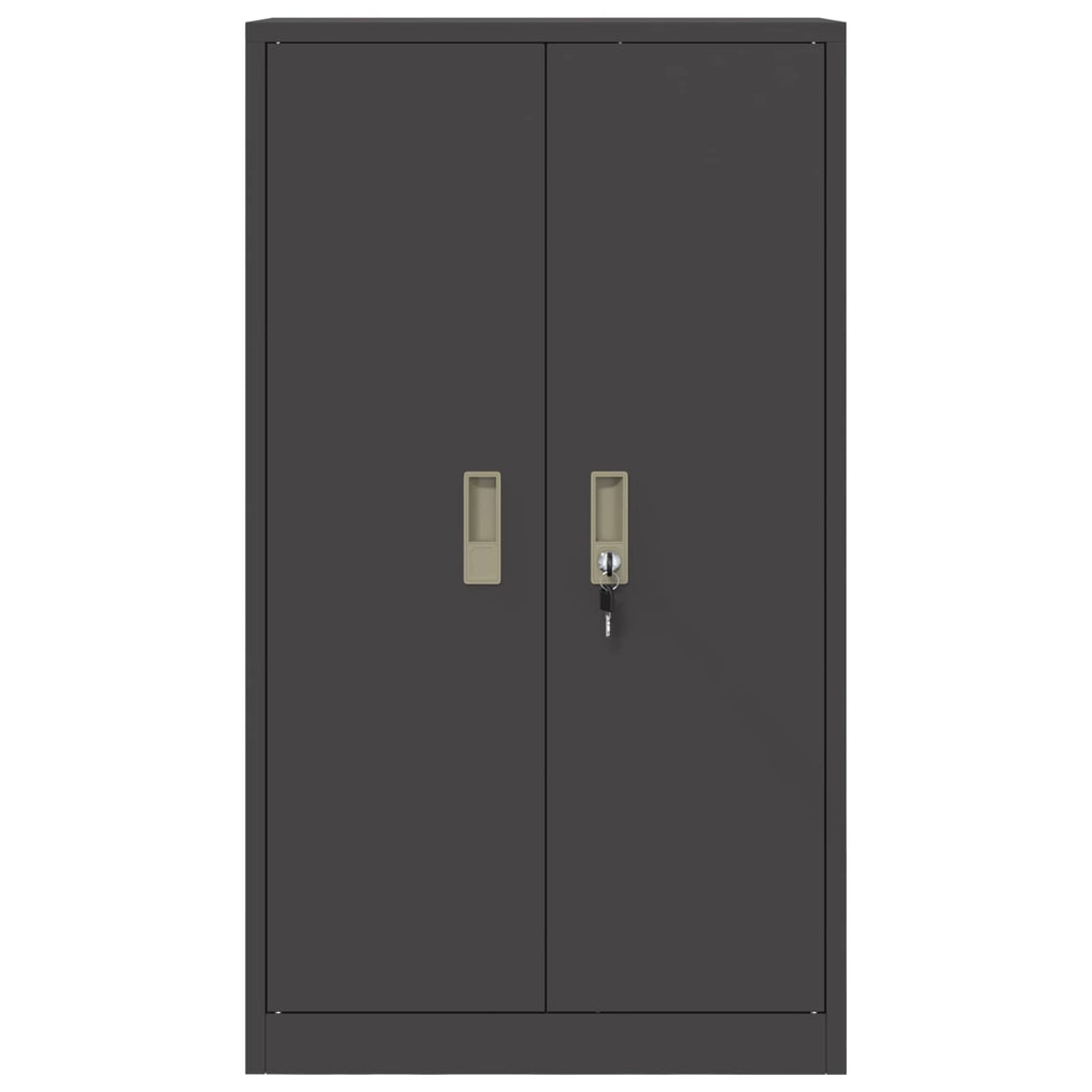 vidaXL Szafka do przechowywania Czarny 60 x 40 x 105 cm Stal