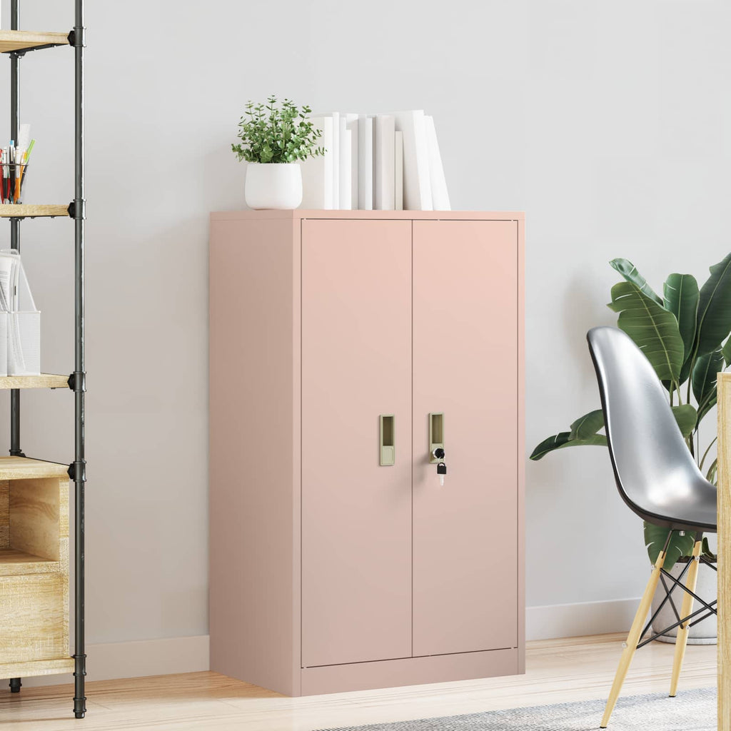 vidaXL Szafka do przechowywania Różowy 60 x 40 x 90 cm Stal