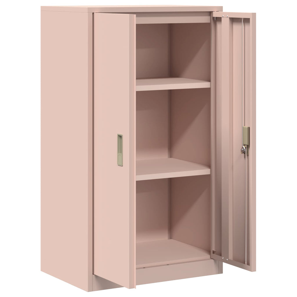 vidaXL Szafka do przechowywania Różowy 60 x 40 x 90 cm Stal