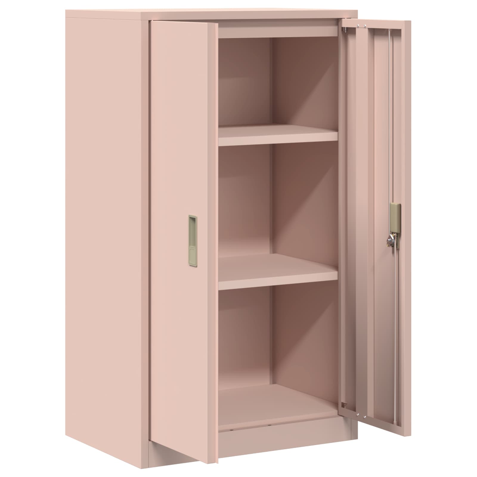 vidaXL Szafka do przechowywania Różowy 60 x 40 x 90 cm Stal