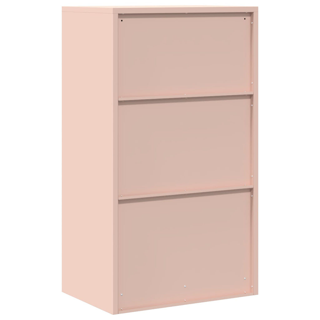 vidaXL Szafka do przechowywania Różowy 60 x 40 x 90 cm Stal