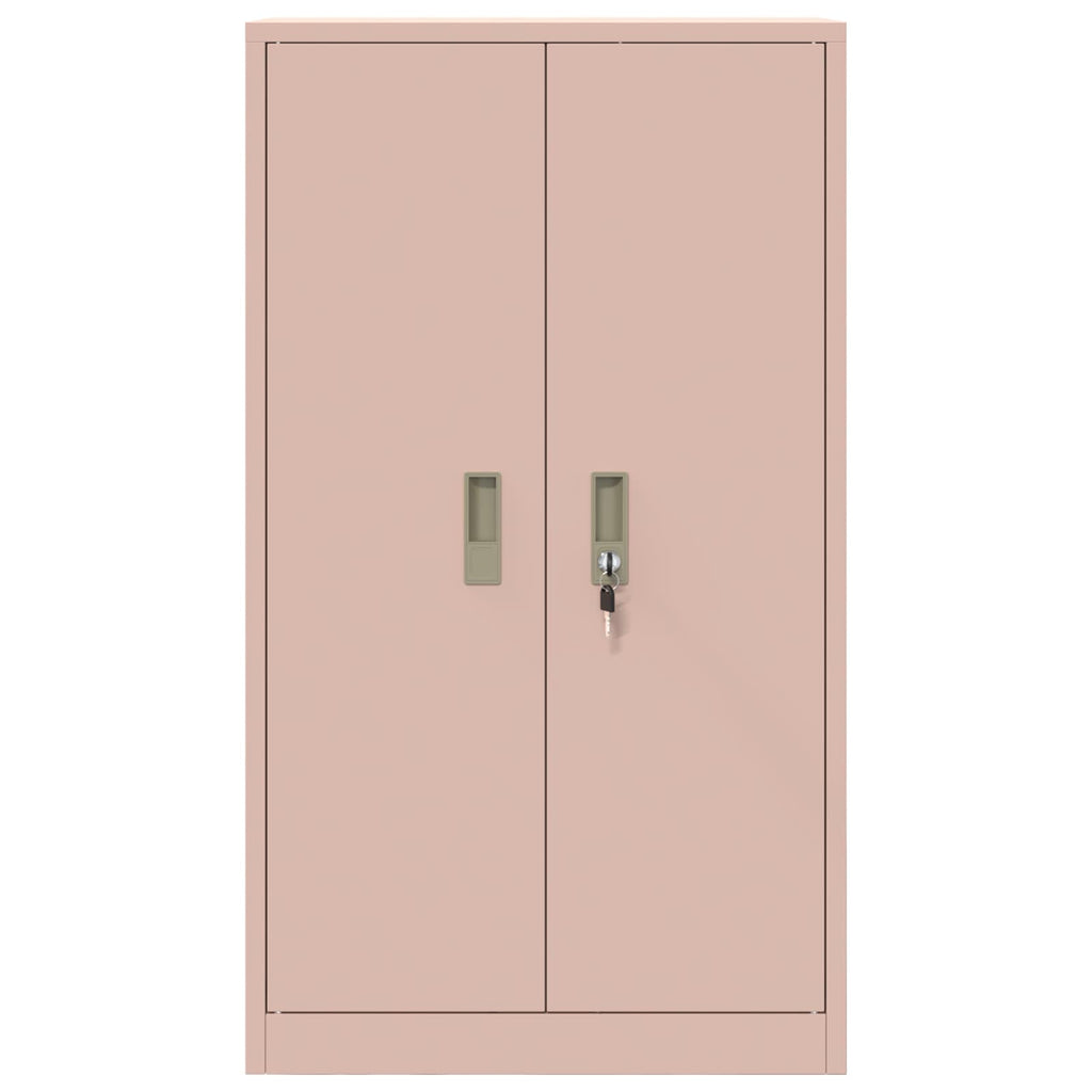 vidaXL Szafka do przechowywania Różowy 60 x 40 x 90 cm Stal