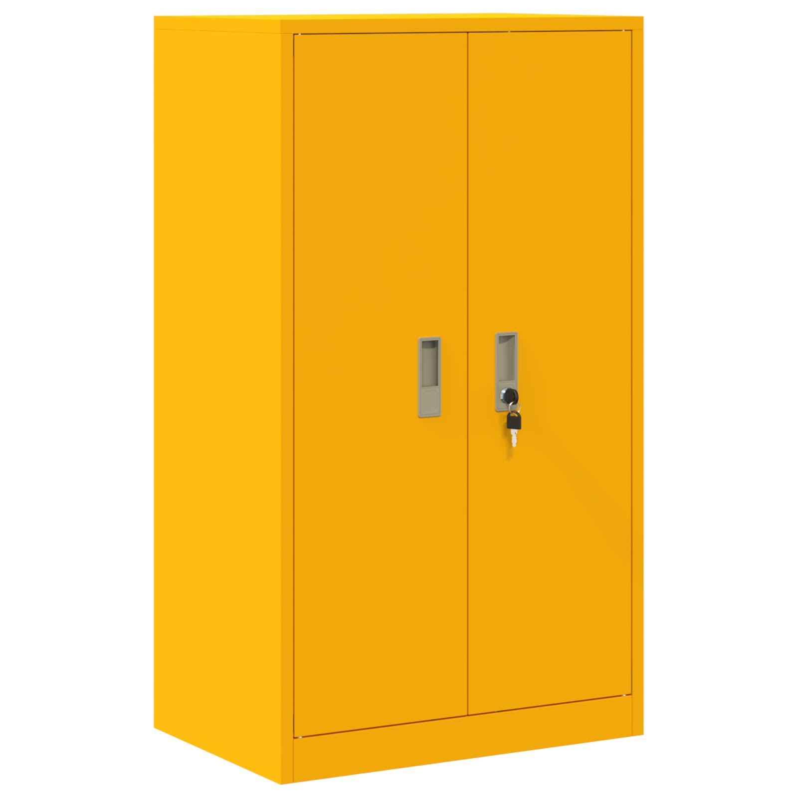 vidaXL Szafka do przechowywania Musztardowy Żółty 60 x 40 x 105 cm