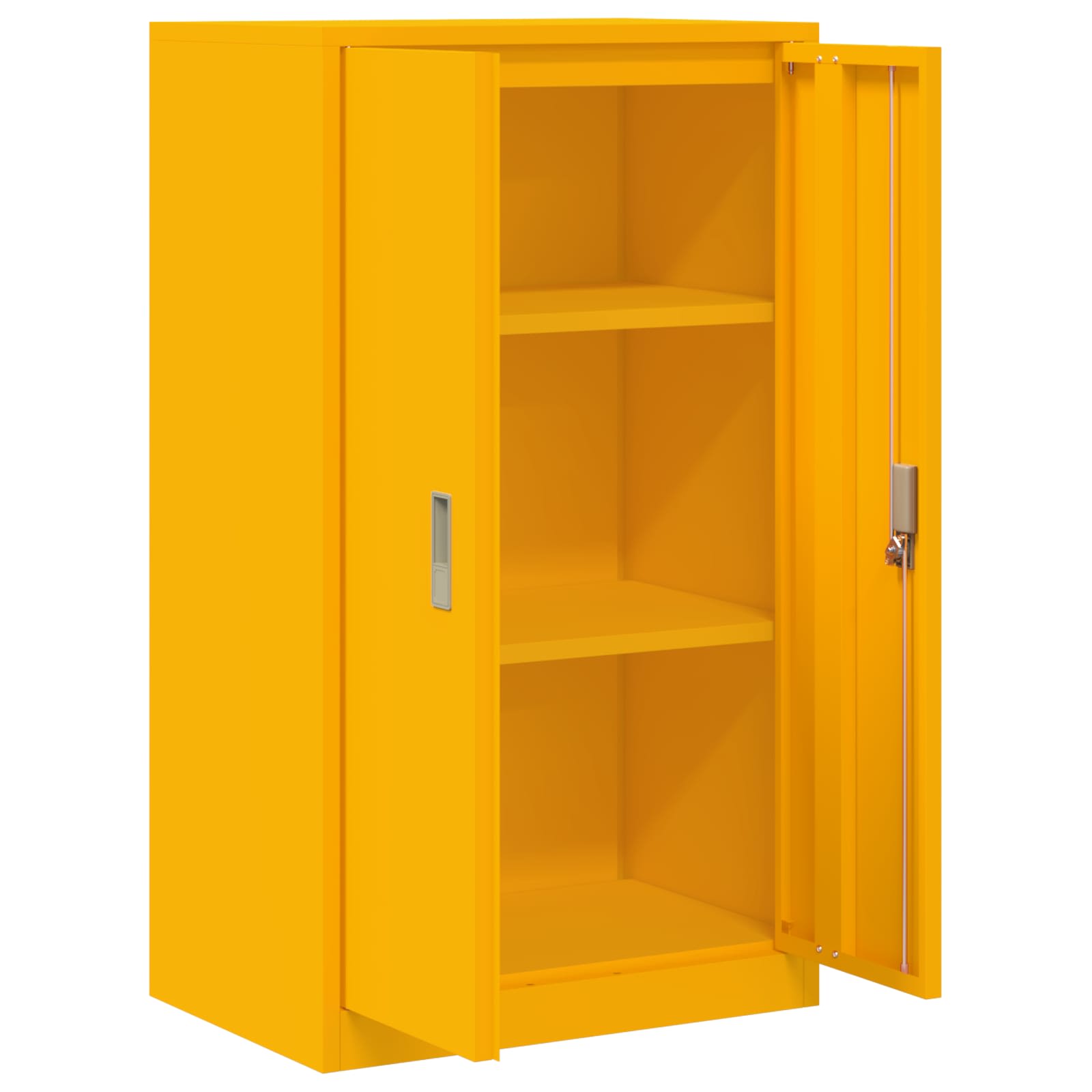 vidaXL Szafka do przechowywania Musztardowy Żółty 60 x 40 x 105 cm