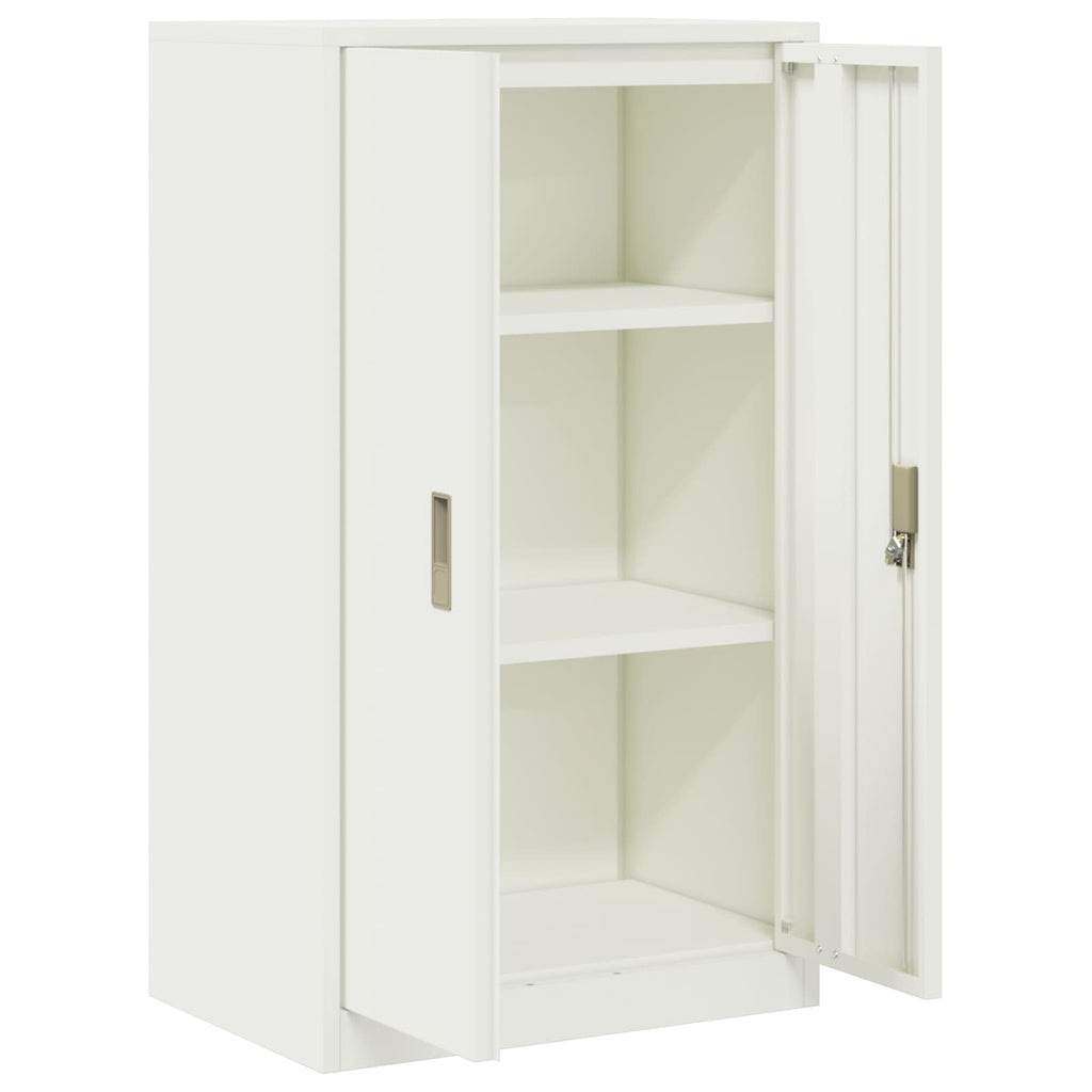 vidaXL Szafka do przechowywania Biały 60 x 40 x 105 cm Stal