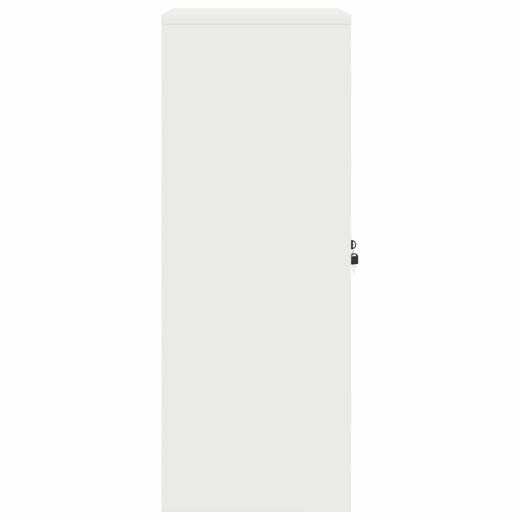 vidaXL Szafka do przechowywania Biały 60 x 40 x 105 cm Stal