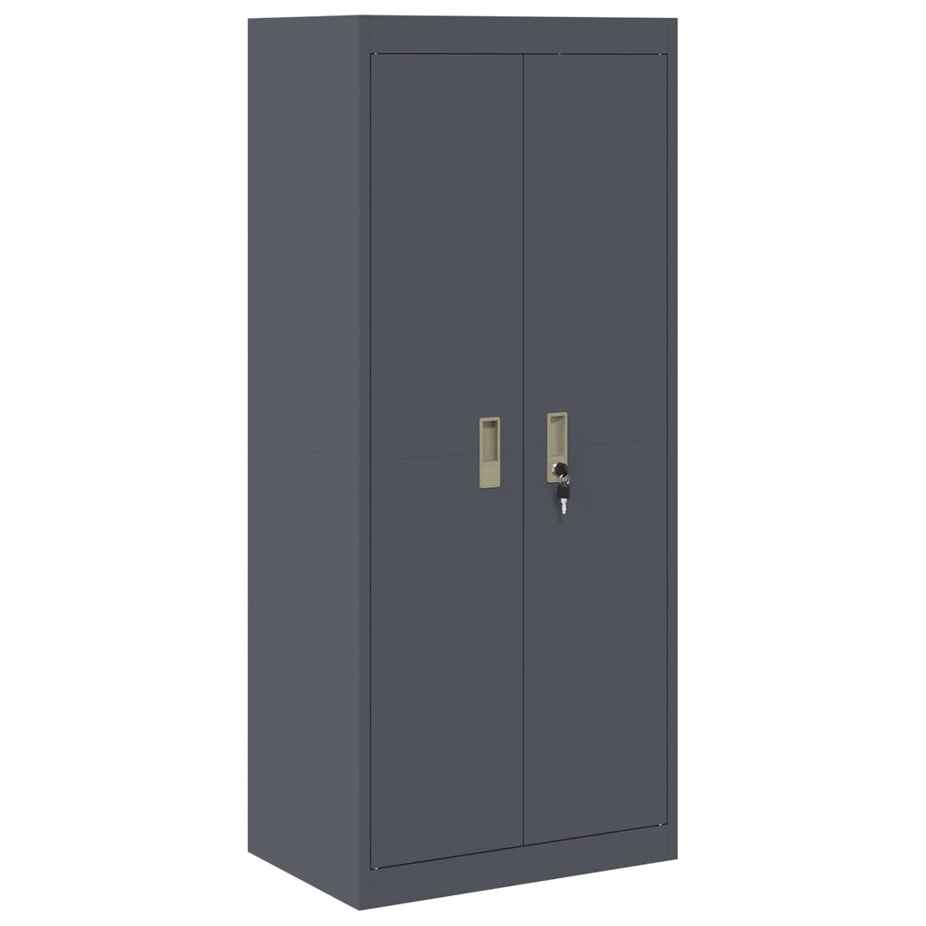 vidaXL Szafka do przechowywania Antracyt 60 x 40 x 140 cm Stal