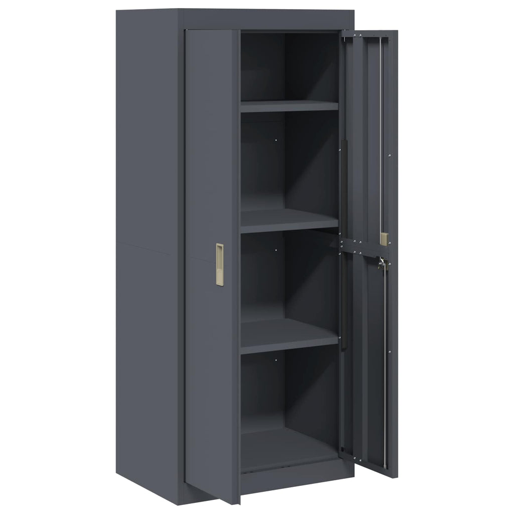 vidaXL Szafka do przechowywania Antracyt 60 x 40 x 140 cm Stal