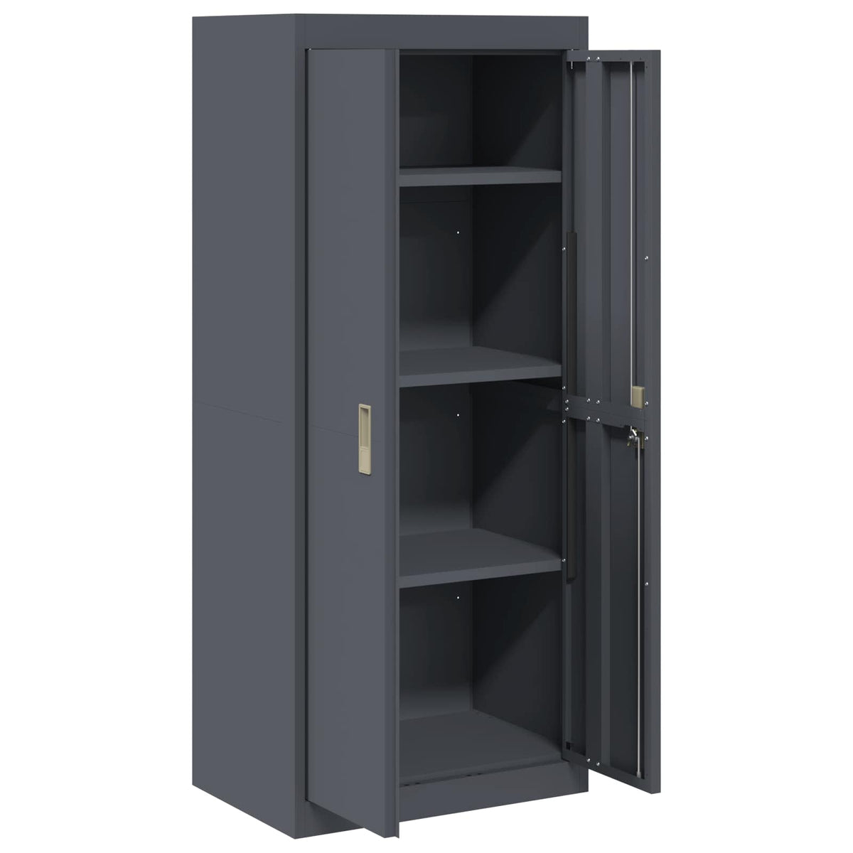 vidaXL Szafka do przechowywania Antracyt 60 x 40 x 140 cm Stal