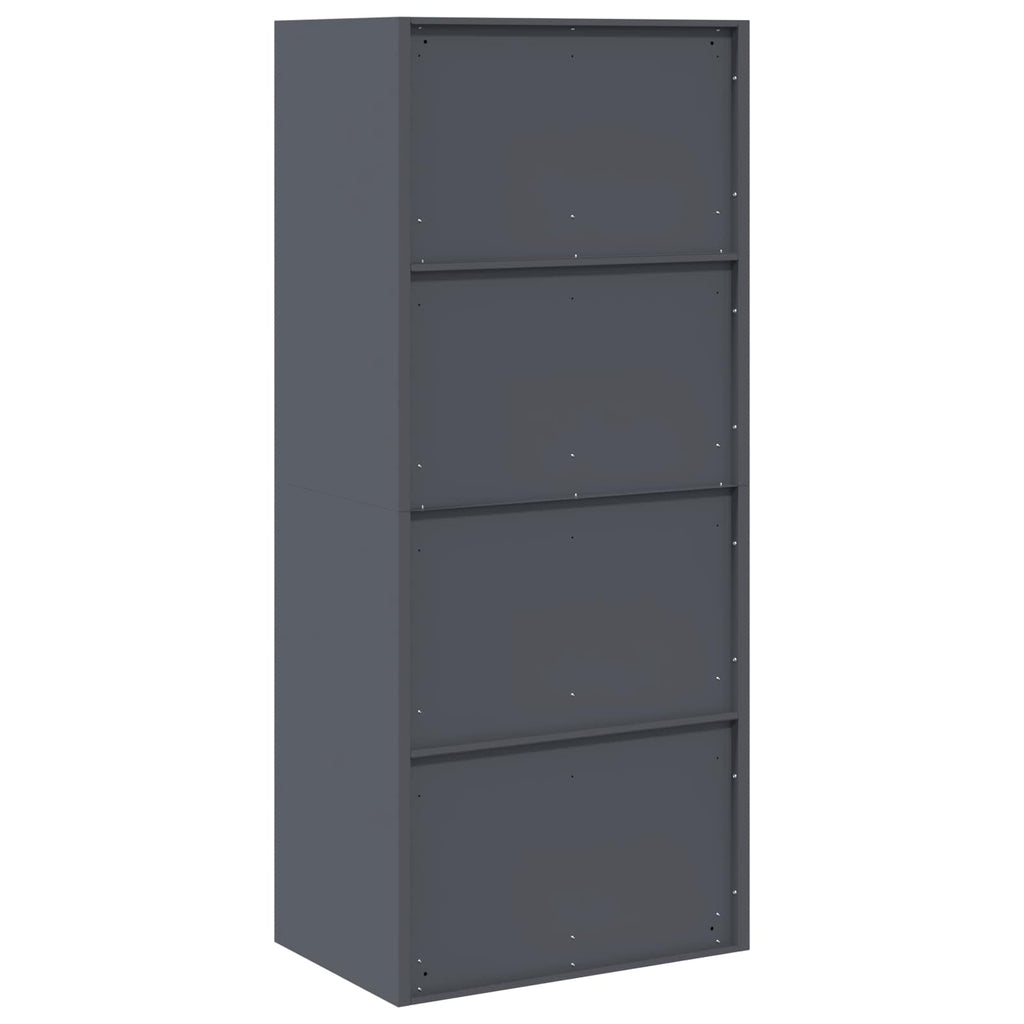 vidaXL Szafka do przechowywania Antracyt 60 x 40 x 140 cm Stal