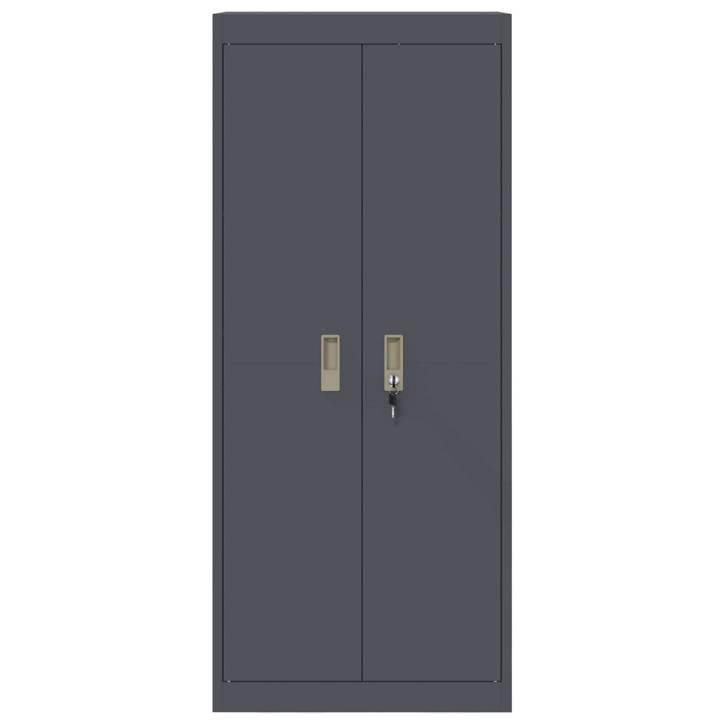 vidaXL Szafka do przechowywania Antracyt 60 x 40 x 140 cm Stal