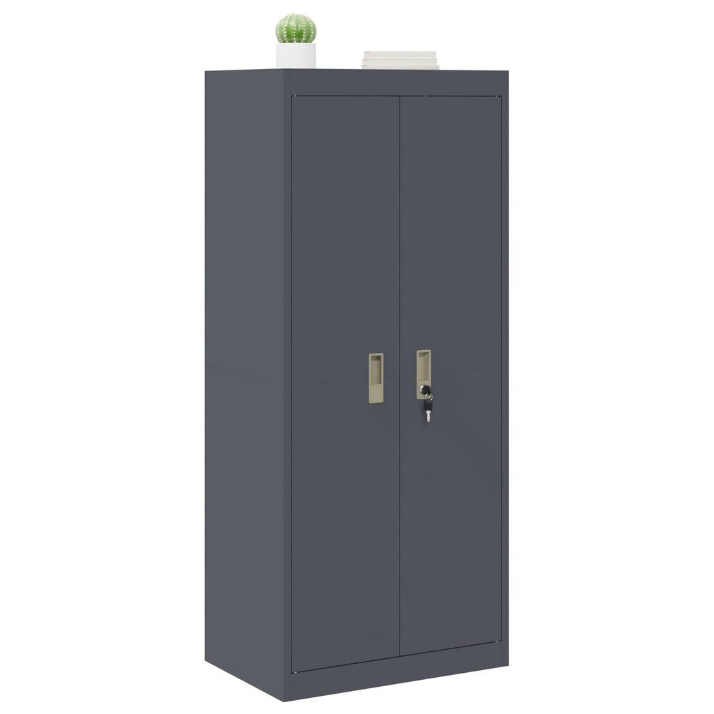 vidaXL Szafka do przechowywania Antracyt 60 x 40 x 140 cm Stal