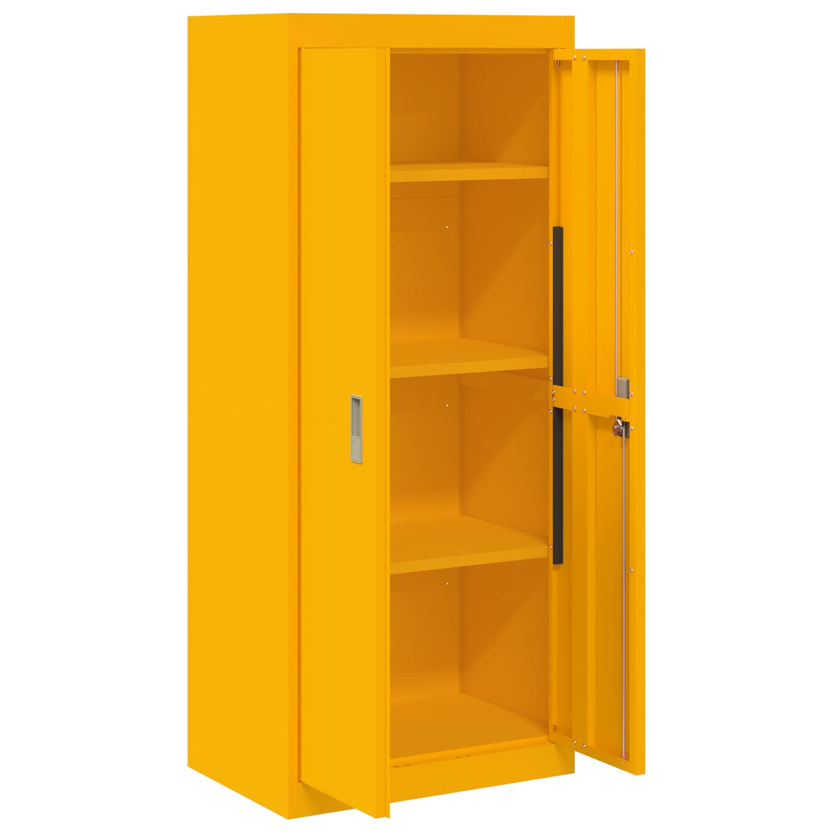 vidaXL Szafka do przechowywania Musztardowy Żółty 60 x 40 x 140 cm