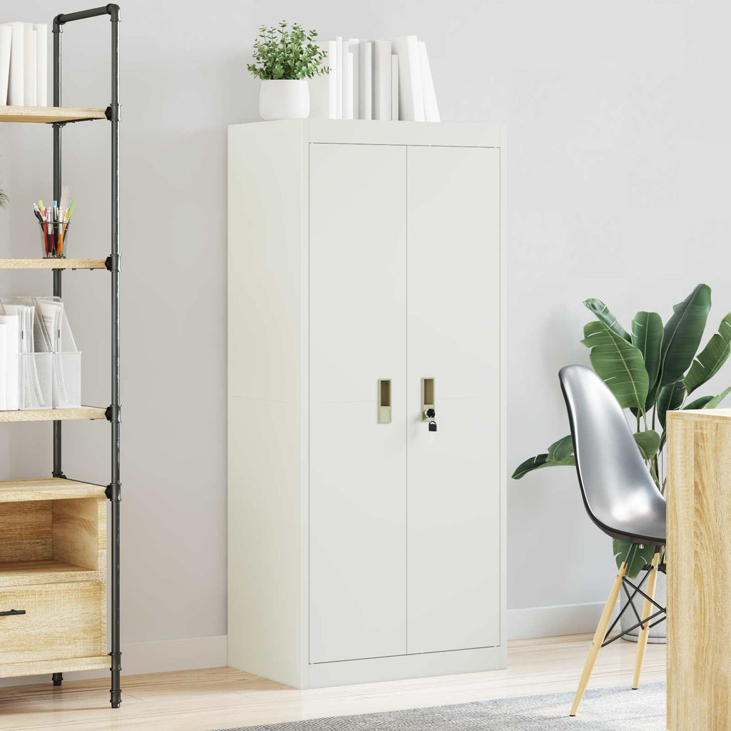 vidaXL Szafka do przechowywania Biały 60 x 40 x 140 cm Stal