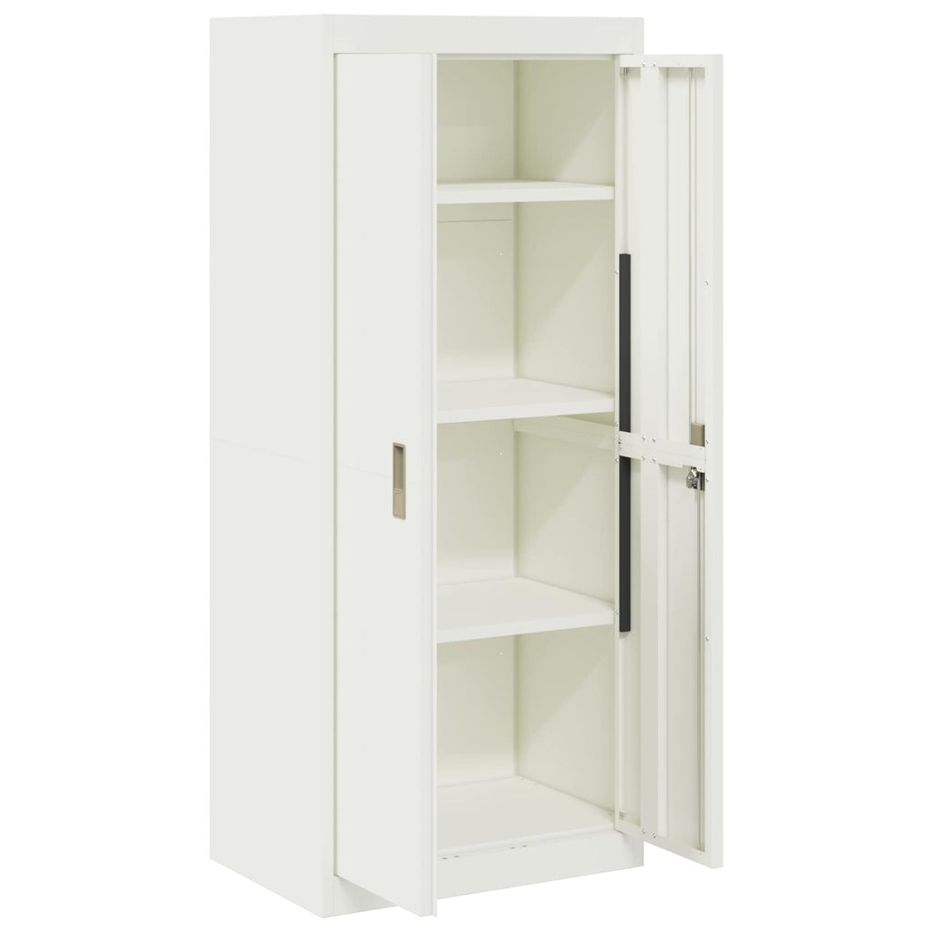 vidaXL Szafka do przechowywania Biały 60 x 40 x 140 cm Stal