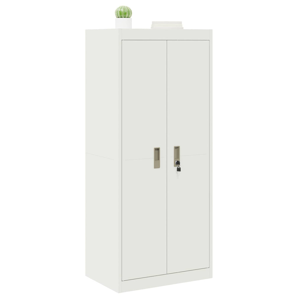 vidaXL Szafka do przechowywania Biały 60 x 40 x 140 cm Stal