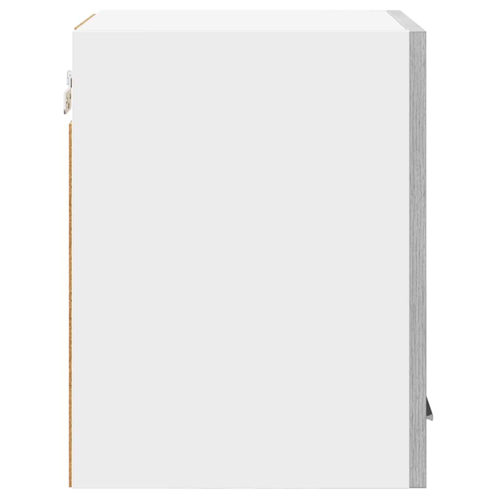 vidaXL Szafka wisząca 2 pcs Szary Sonoma i Biały 30 x 31 x 40 cm