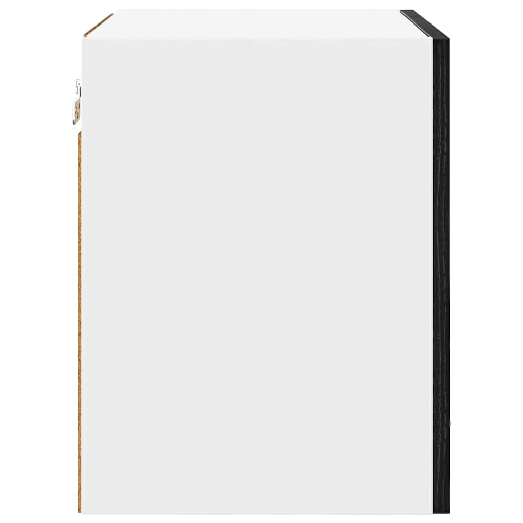 vidaXL Szafka wisząca 2 pcs Czarny Dąb i Biały 40 x 31 x 40 cm