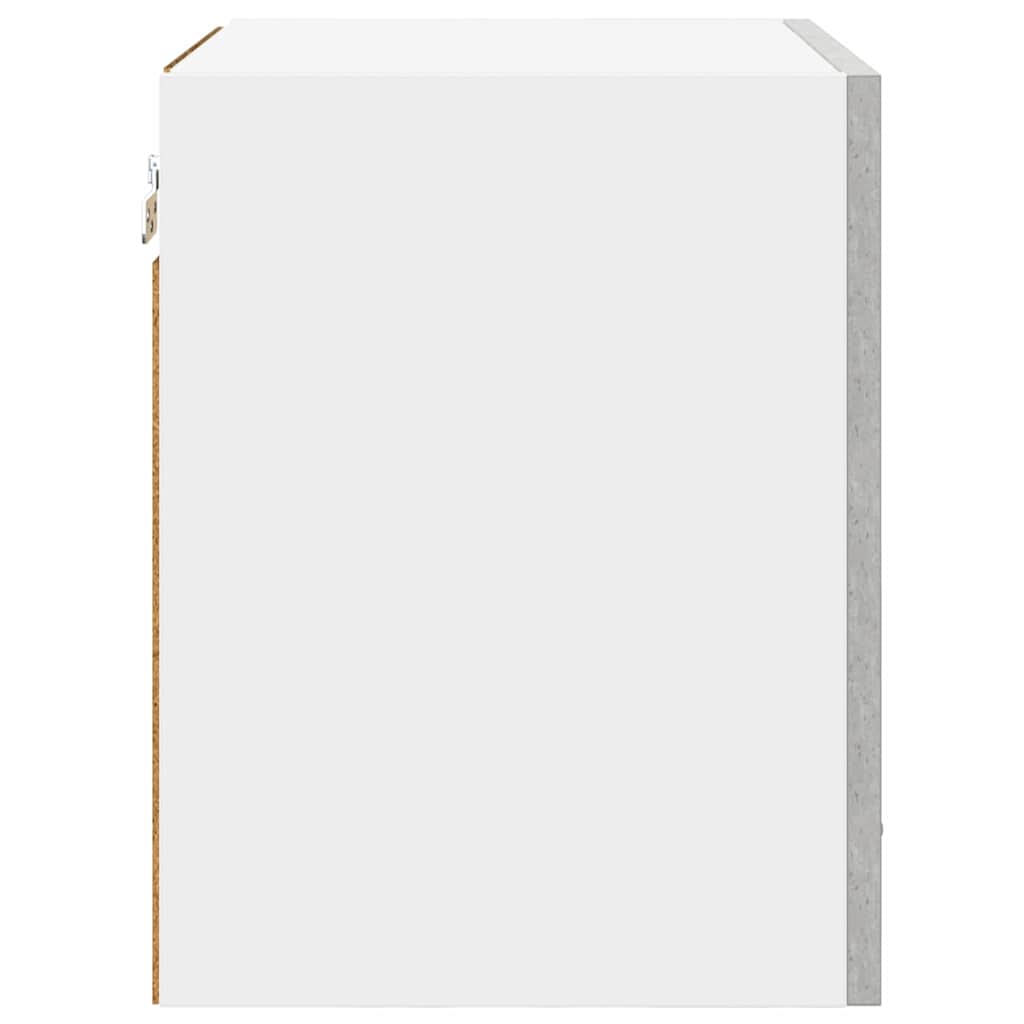 vidaXL Szafka wisząca Betonowa szarość i biel 40 x 31 x 40 cm