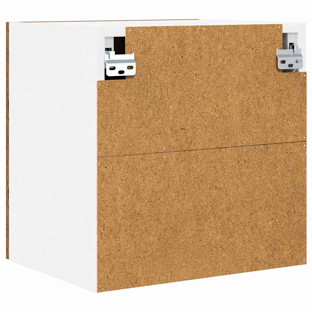 vidaXL Szafka wisząca 2 pcs Stare Drewno i Biały 40 x 31 x 40 cm