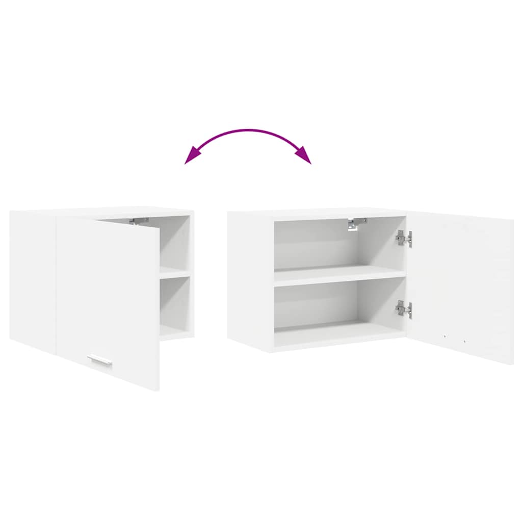 vidaXL Szafka wisząca Biały 50 x 31 x 40 cm Drewno inżynieryjne