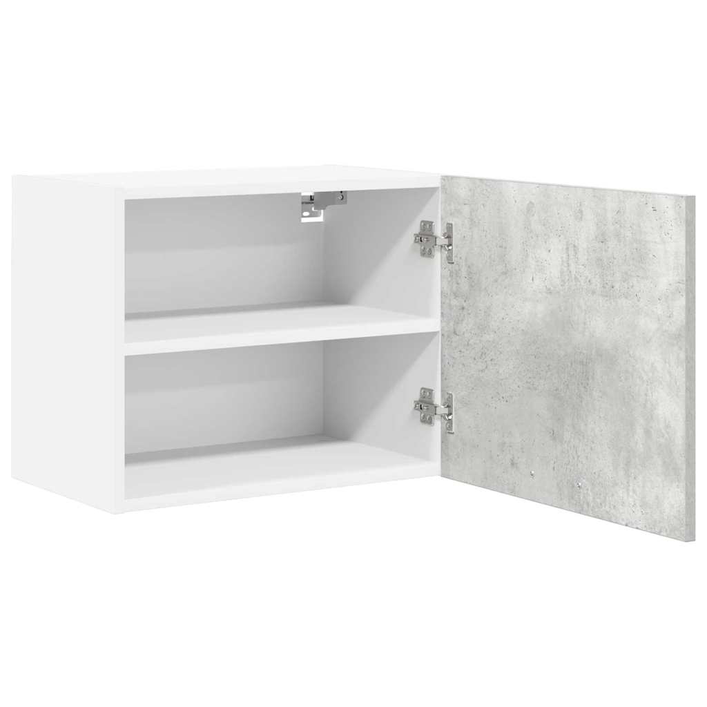 vidaXL Szafka wisząca Betonowa szarość i biel 50 x 31 x 40 cm