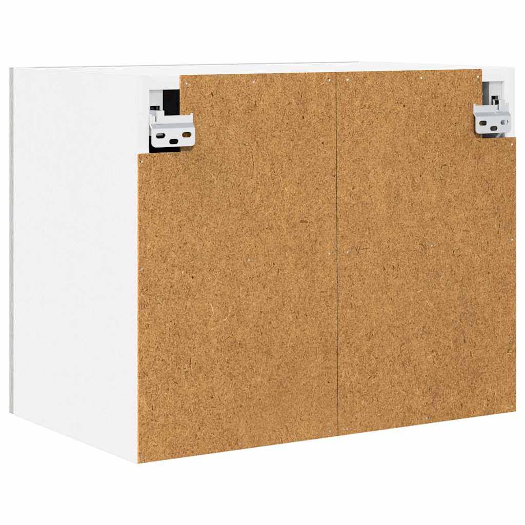 vidaXL Szafka wisząca Betonowa szarość i biel 50 x 31 x 40 cm