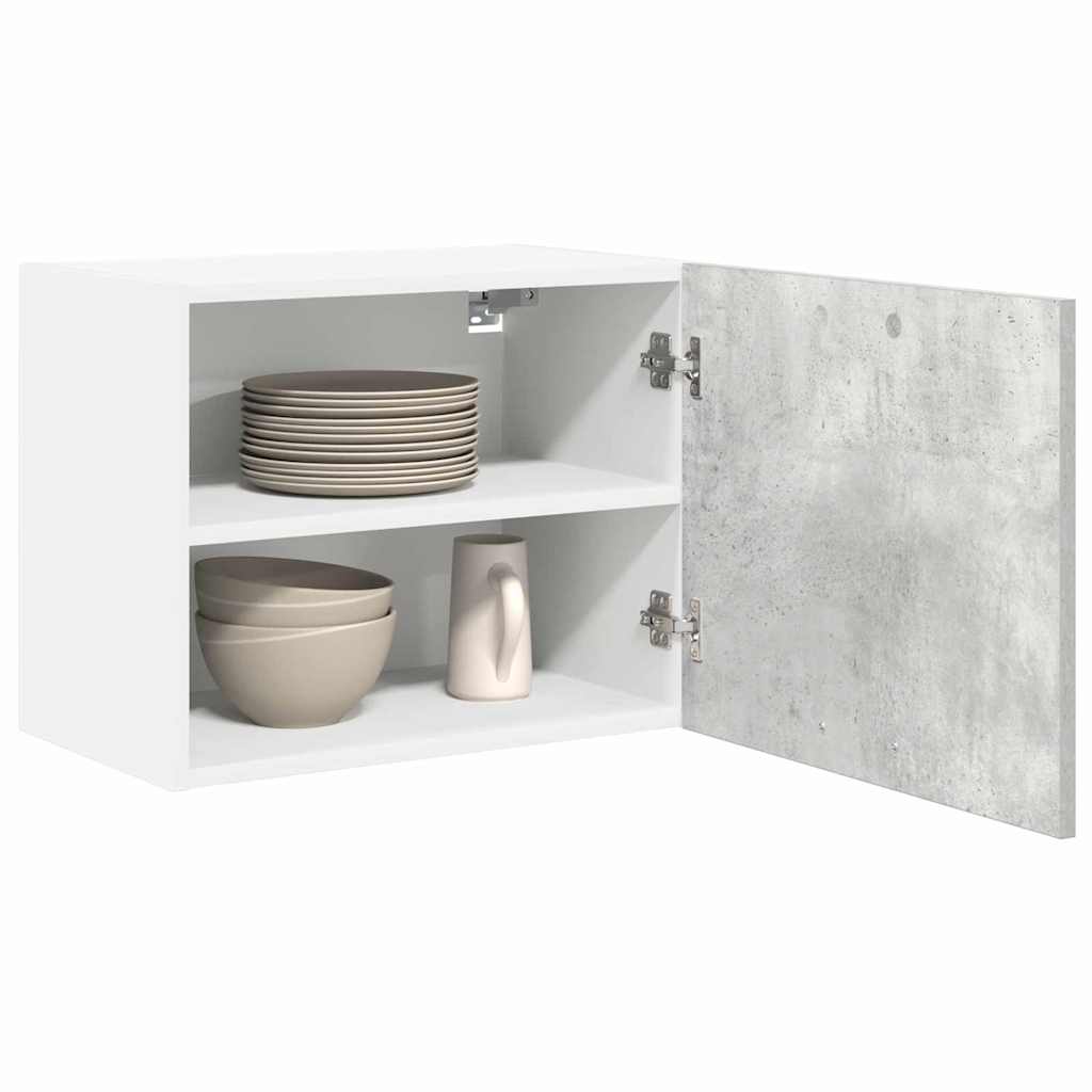 vidaXL Szafka wisząca Betonowa szarość i biel 50 x 31 x 40 cm