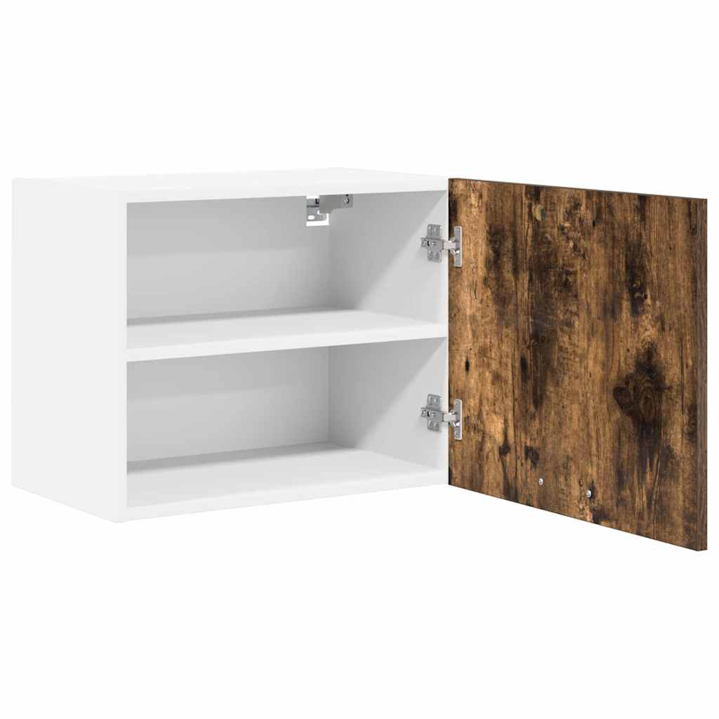 vidaXL Szafka wisząca 2 pcs Wędzony dąb i biały 50 x 31 x 40 cm