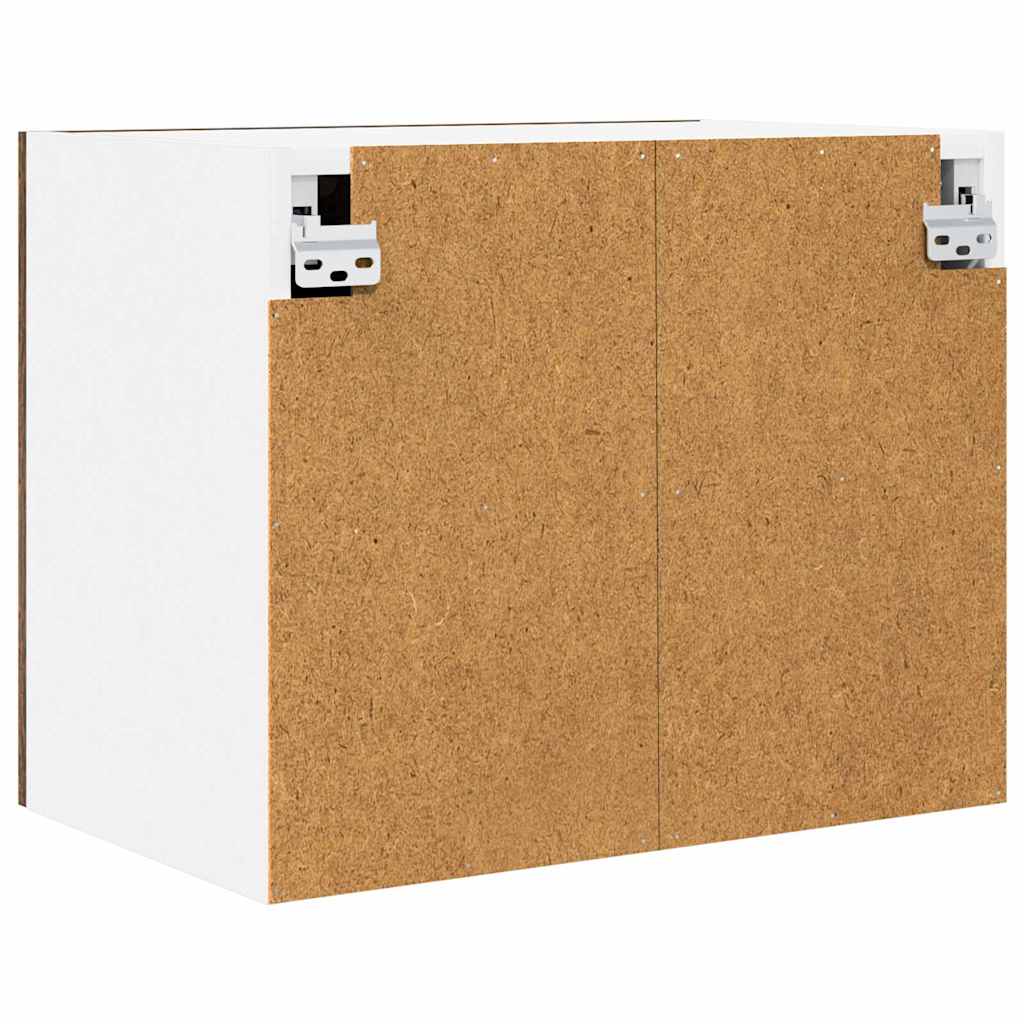 vidaXL Szafka wisząca 2 pcs Wędzony dąb i biały 50 x 31 x 40 cm