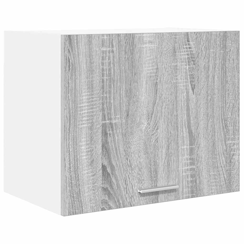 vidaXL Szafka wisząca Szary Sonoma i Biały 50 x 31 x 40 cm