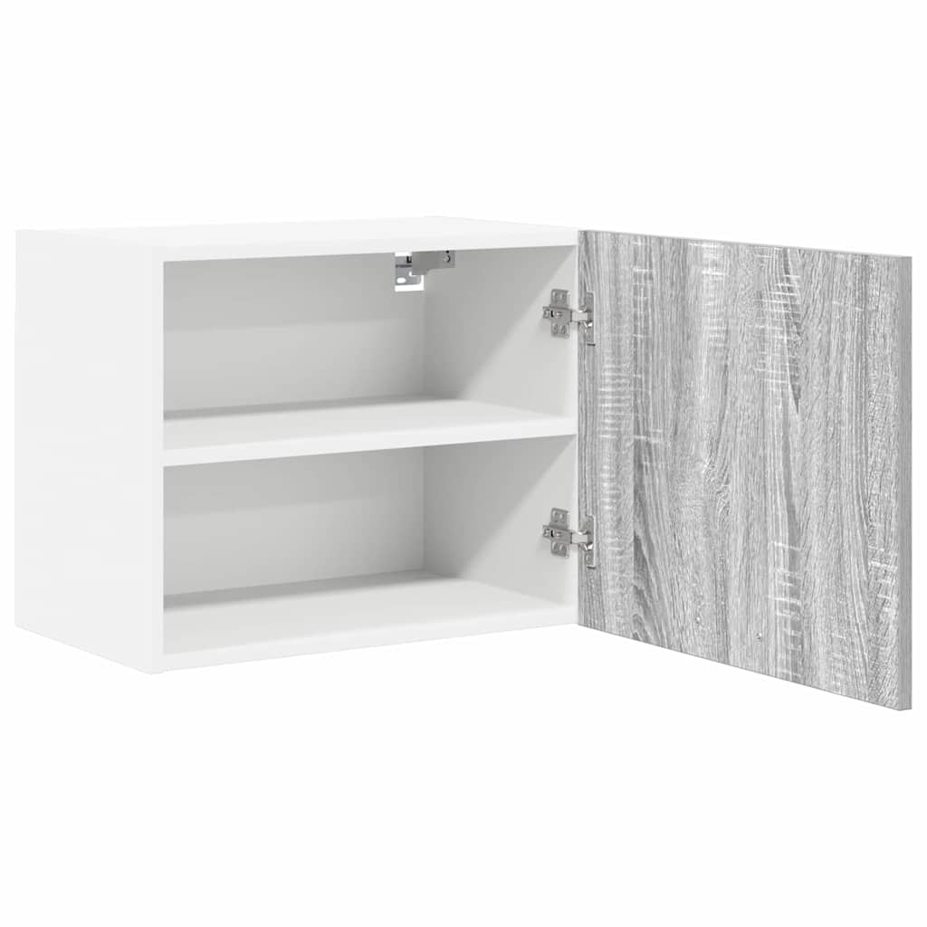 vidaXL Szafka wisząca Szary Sonoma i Biały 50 x 31 x 40 cm